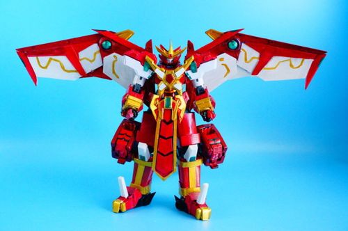 【改造品】 爆兽猎人 可动变形 翔龙骑士
