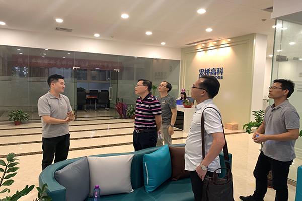 在宏桥高科公司考察