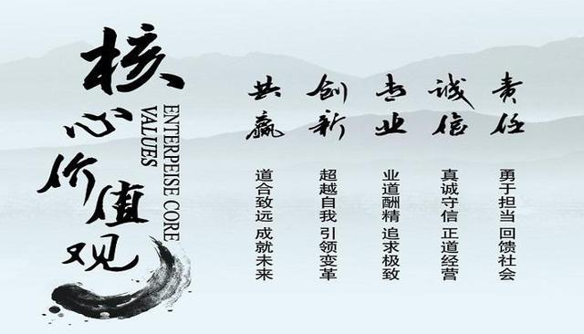 企业核心价值观:安全,服务,创新,共赢
