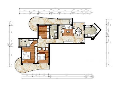 金沙泊岸142平米户型解析