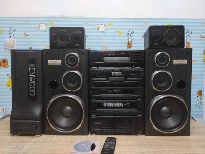 日本原装进口二手音响建伍a65组合音响8寸低音有源