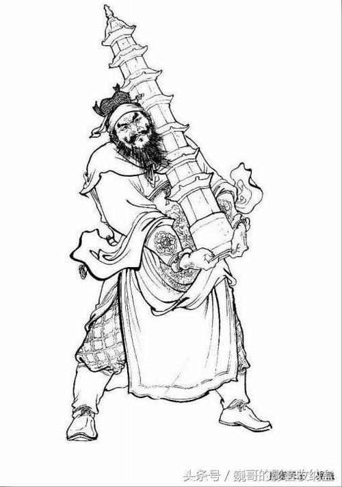 水浒传人物形象托塔天王晁盖