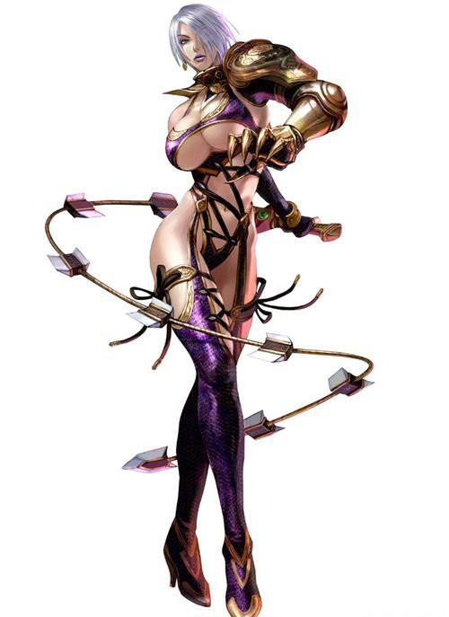 重口味cosplay灵魂能力乳摇女王ivy