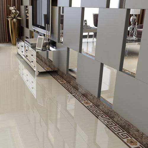 踢脚线地脚线白色美式贴脚线瓷砖客厅地砖地角