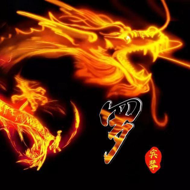 龙图腾经典姓氏微信头像,霸气十足签名头像,尽显男人本色