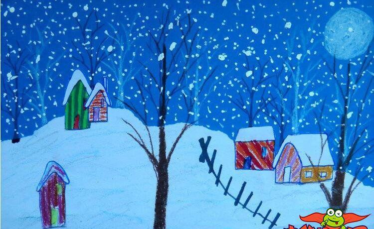 当然是下雪啦,每到冬天虽然很冷,但是大家都期待下雪,雪花慢慢的从