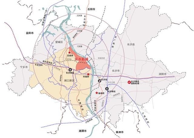 长沙望城区最新规划出炉,"3区1园"都是哪?