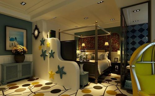 地中海风格创意酒店包房设计效果图大全