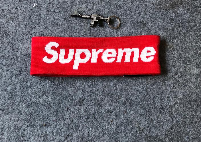 男女supreme 16款反光发带 松紧潮牌防汗发带 运动束发头巾