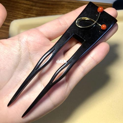 日本阿卡珊瑚配玳瑁发簪_发簪_珊瑚_日本_时尚_配饰