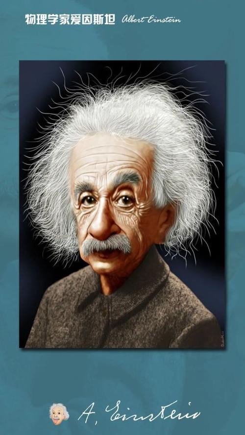物理学家爱因斯坦漫像集