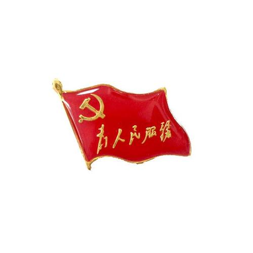 国产优质旗形为人民服务党徽 共产党员党徽 胸章 胸徽