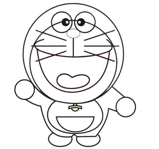 哆啦a梦怎么画哆啦a梦简笔画图片素描