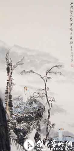 南极等北方山水,我画的这些东西是纯水墨,中国水墨画博大精深,有西洋