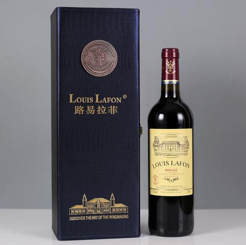 法国原瓶原装路易拉菲单支皮盒干红葡萄酒婚庆礼品包邮