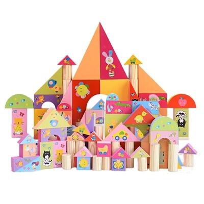 eva泡沫积木城堡拼插软体海绵男孩女孩玩具大小建构