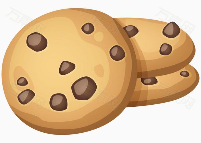 卡通手绘巧克力饼干