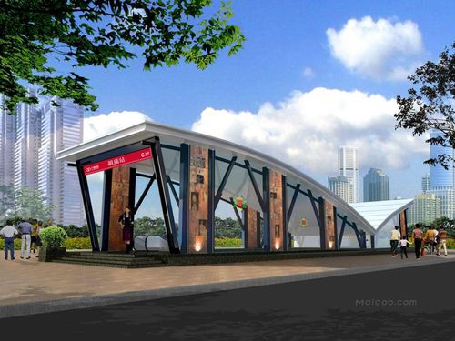 地铁站设计效果图 轨道交通设计案例