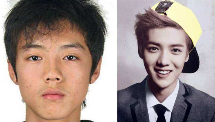 原创鹿晗出道前旧照,颜值一如既往的绝,素人时期都能这么惊艳