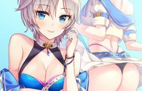 慵懒盛夏比基尼巨乳诱惑精选二次元动漫巨乳福利桌面壁纸