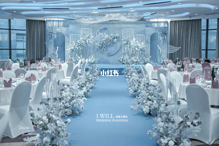 海口婚礼—7000 小预算蓝色系婚礼布置_婚礼_新娘_花艺_婚礼布置_蓝色