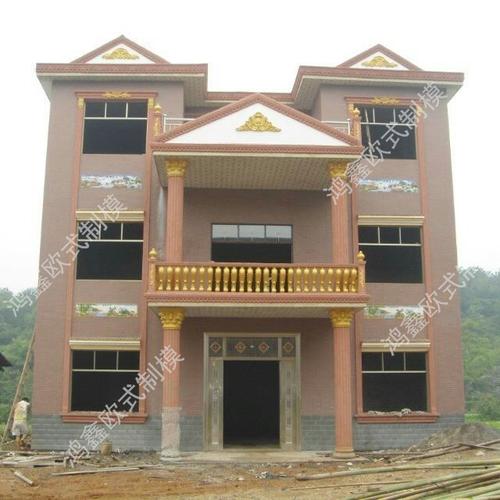 乡镇欧式民房建造施工_乡村别墅自建