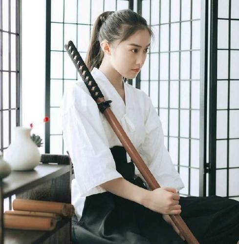 日系剑道少女,清纯制服图片,清纯十足元气满满