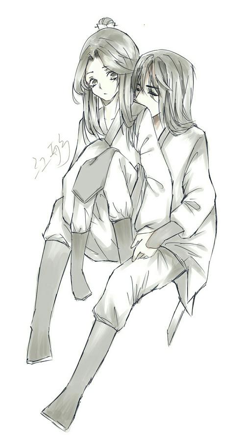 双聂,大概是党费. 我画不好聂大.