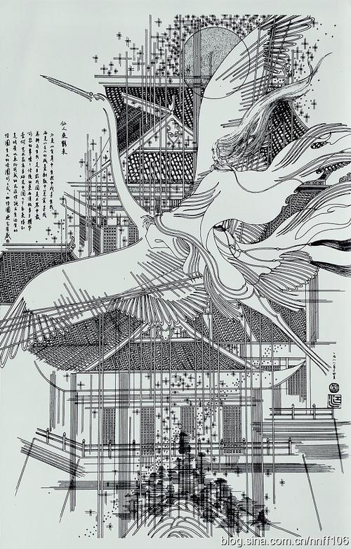 [转载]【有图共赏】卢延光,蒙复旦,江郁之线描精品《黄鹤楼的故事》图