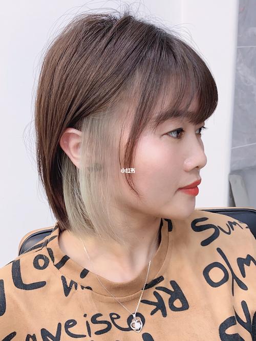 丽莎同款挂耳染75_发型_挂耳染_脸型_设计_mei.