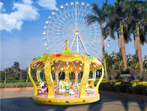 26 座游乐园旋转木马游乐设施儿童玩旋转木马