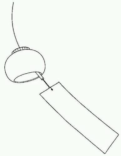 橡皮章素材 和风 风铃 填字