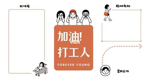 分区电脑桌面壁纸-加油打工人_壁纸_电脑分区壁纸_素材_壁纸