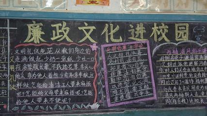 主题文化黑板报 主题黑板报图片素材