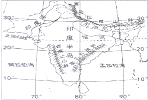 南亚是世界文明发源地之一读南亚地形图回答问题