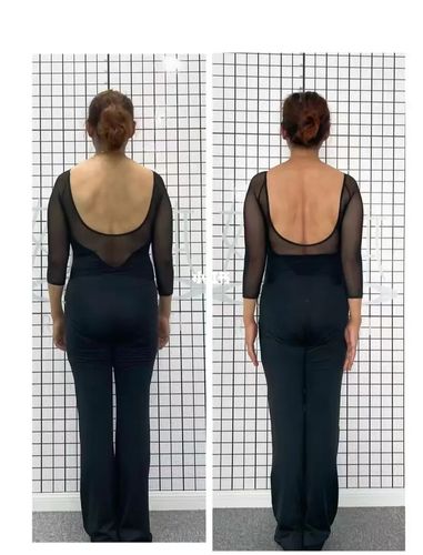 学员形体训练后对比图_形体_运动健身_运动健身其他