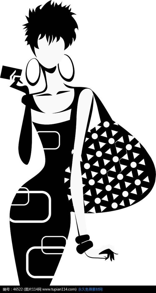 黑白剪影图片,包括女人黑白剪影,黑白剪影图片,剪影 .