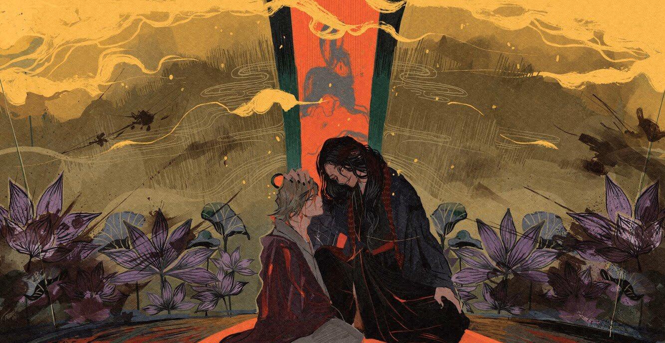 浮世绘《鬼灭之刃》:画风罕见超独特,童磨真是个迷人的大反派