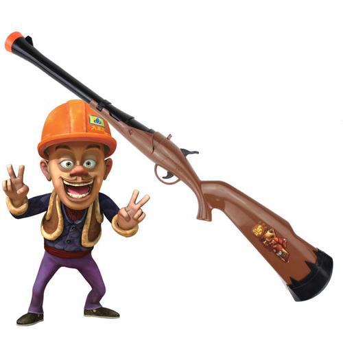 电动玩具枪 声光玩具抢 68cm 猎抢超长 光头强 熊出没电动玩具抢 mg