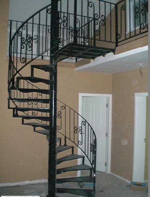 武汉铁艺旋转楼梯