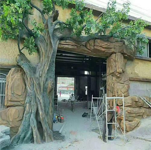 仿真树 大型室内装饰假树 仿真假榕树 樱花假树 清秀 各种形态假树