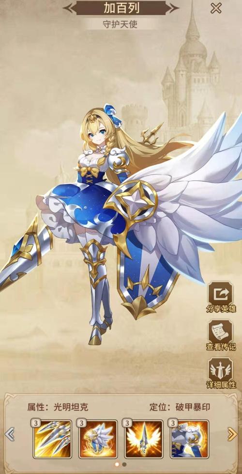 闪烁之光 守护天使加百列详细人物介绍