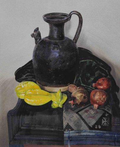 转载刘寿祥静物水彩欣赏