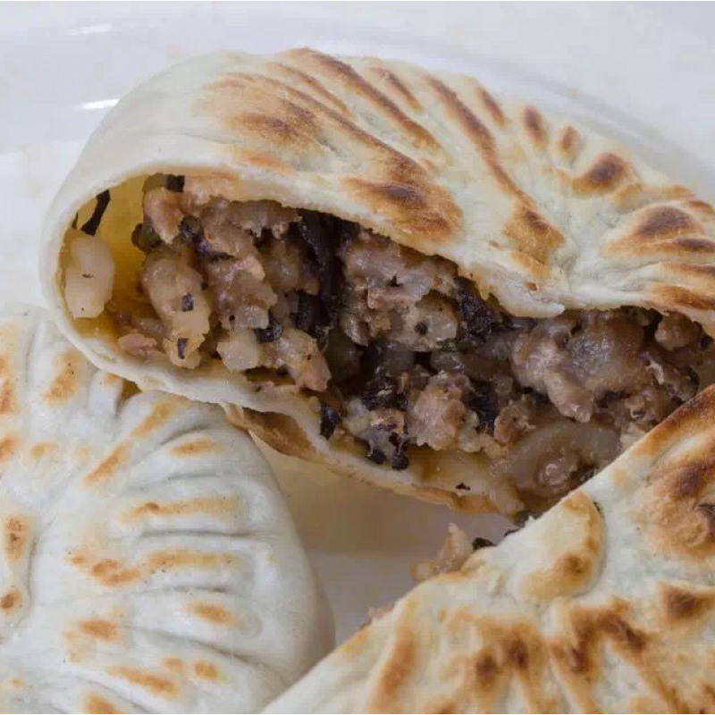 永康肉麦饼纯手工金华美食永康干菜饼雪菜麦饼早餐5个装顺丰豆腐饼限