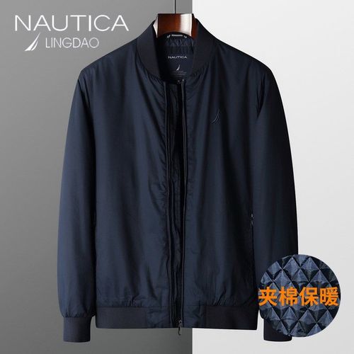 诺帝卡秋冬季夹克男士爸爸装加厚夹棉外套中老年棉衣男休闲棉服男