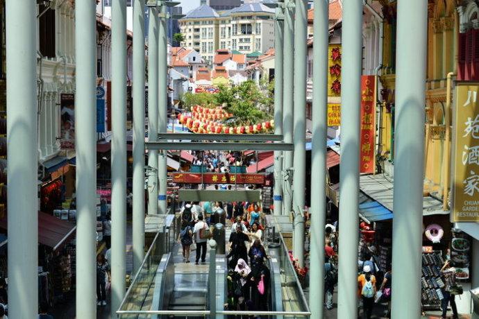 新加坡牛车水唐人街