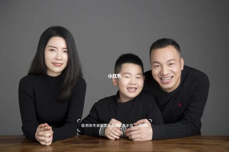 简约纪实风亲子全家福|一家三口的小幸福78_全家福