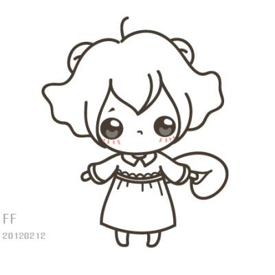 各样的娃娃简笔画