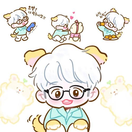 边伯贤 卡通头像