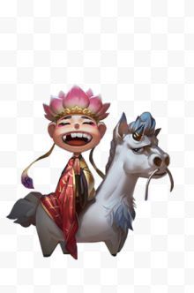 唐僧骑马卡通人物